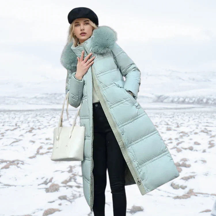 Elegante Damen-Winterjacke Luxus-Design