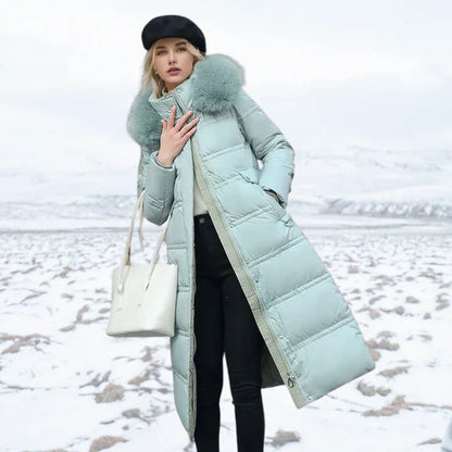 Elegante Damen-Winterjacke Luxus-Design