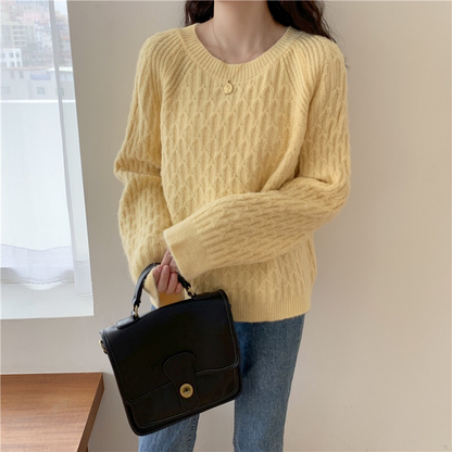 Nora Strickpullover Weich Kuschelig Design