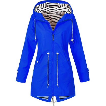 Leichte Damenjacke Kapuzen Outdoor