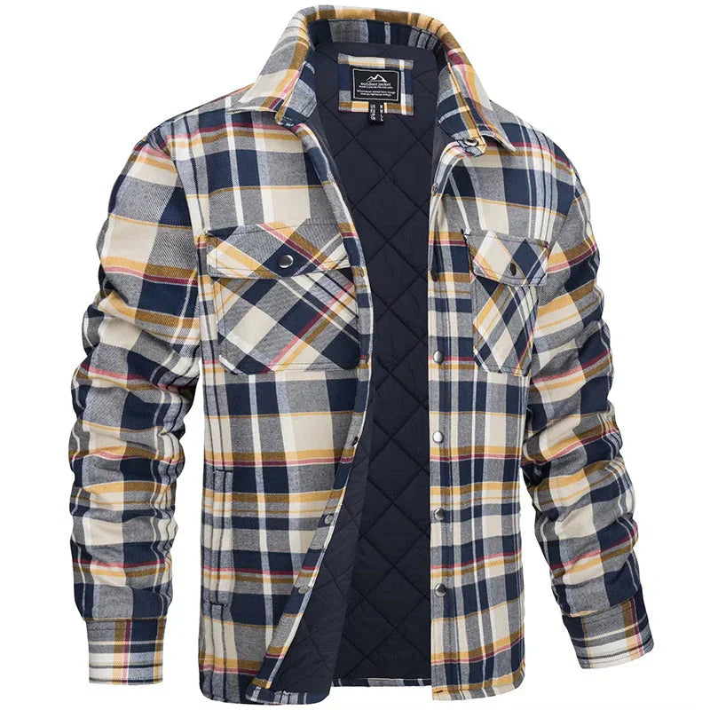 Gefütterte Steppjacke Braun