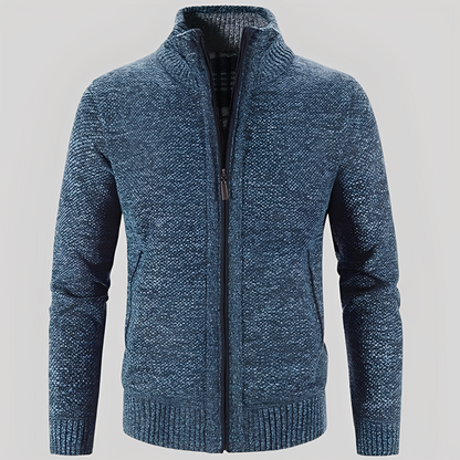 Praktischer Herren Cardigan mit Reißverschluss