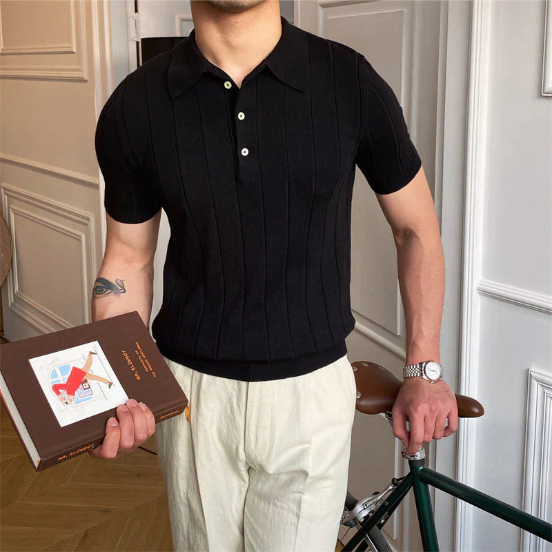 Freizeit-Polohemd Herren Relaxed Fit