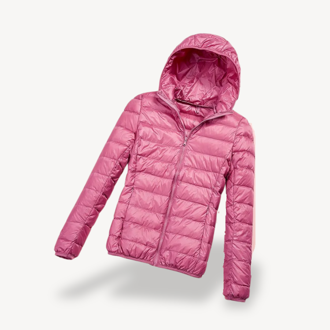 Leichte Damen Pufferjacke Kapuze