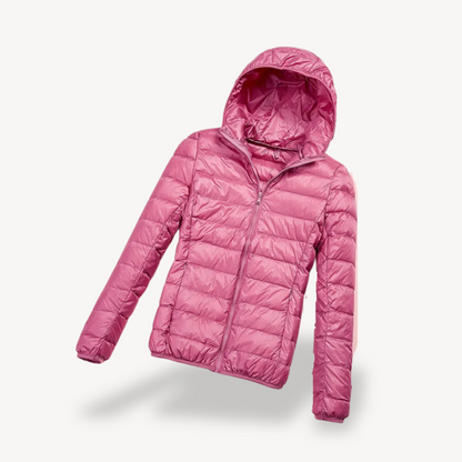 Leichte Damen Pufferjacke Kapuze