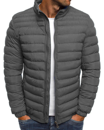 Einfache Stehkragenjacke Vielfältige Farben