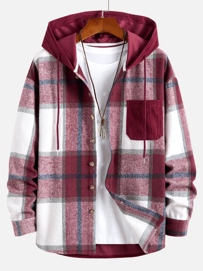 Stilvolle Herrenjacke Amerikanisch Design