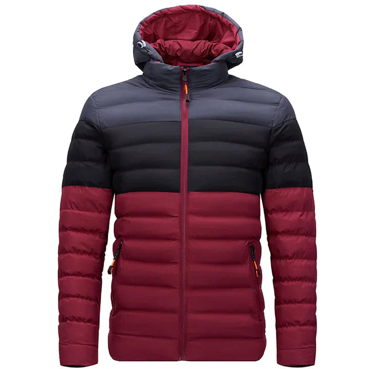 Stilvolle Wattierte Winterjacke Warm Und Elegant