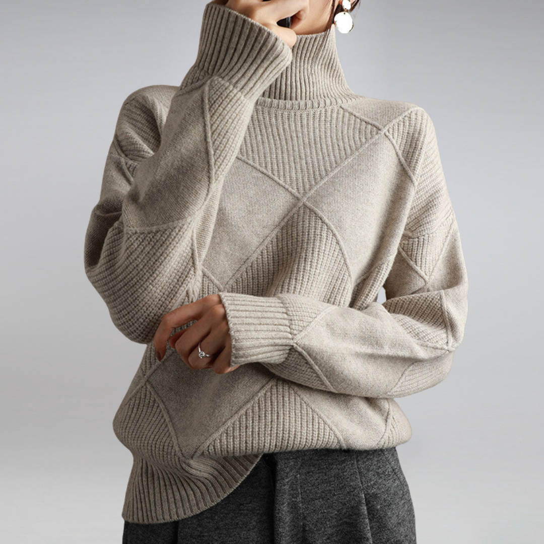 Kaschmir Pullover Damen Weich Bequem