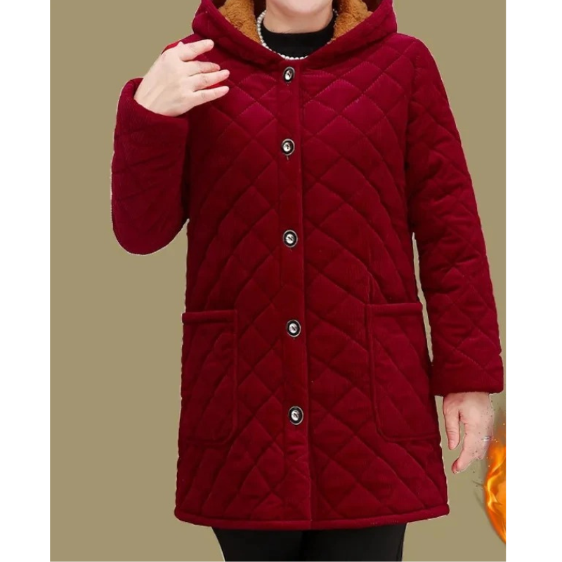 Damen Steppjacke Warm Elegant - IdealeKleiden