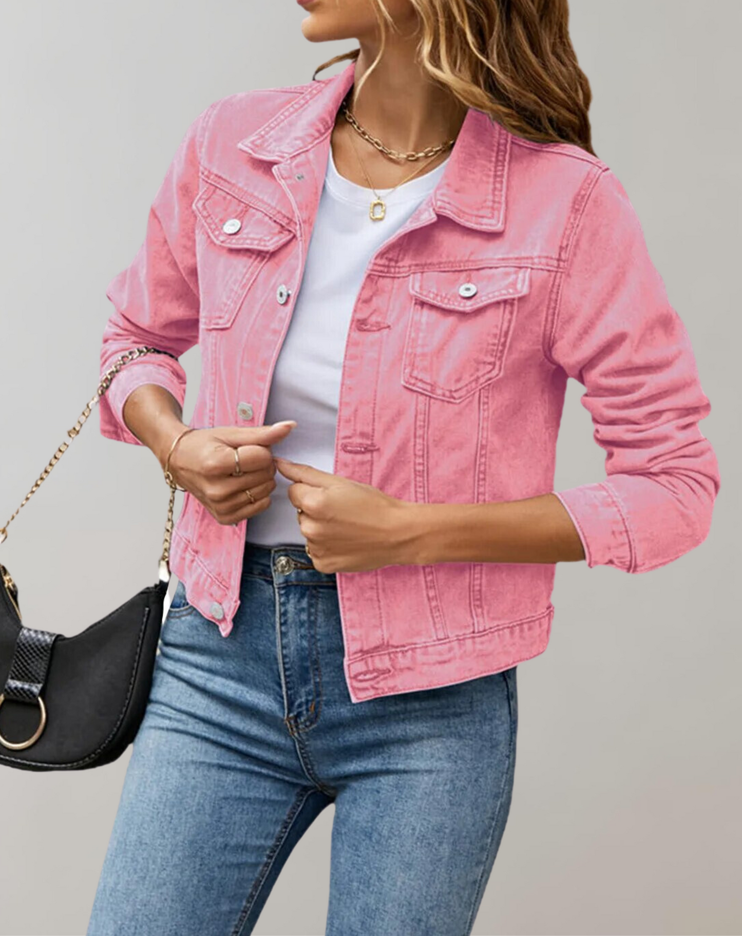 Elegante Frauenbluse Lässig Langarm