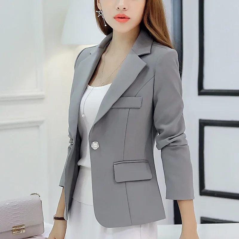 Schicke Blazer Damen Slim Fit - IdealeKleiden