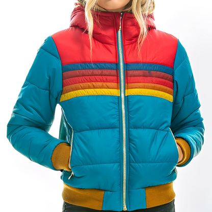 Stilvolle Frauenjacke mit Kapuze Modern - IdealeKleiden