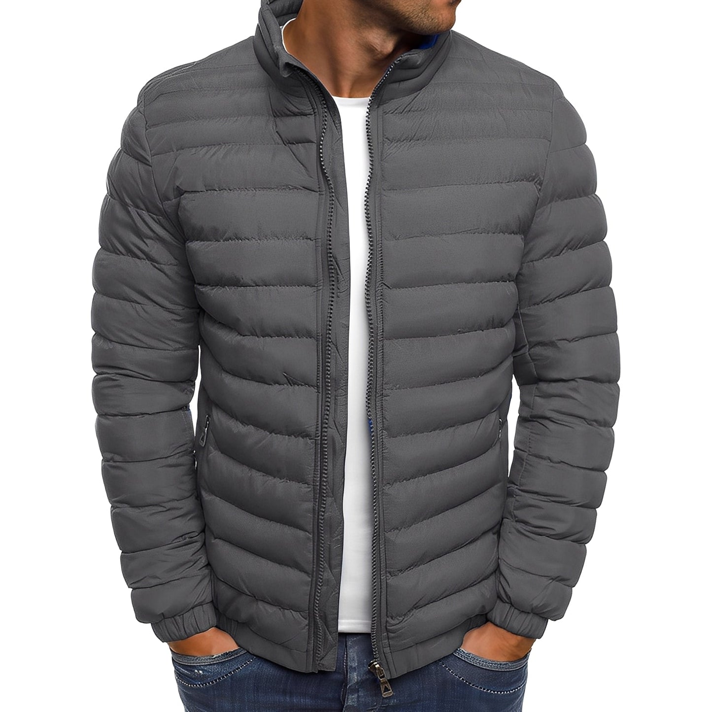 Bequeme Herrenjacke Lässig Leicht
