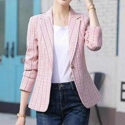 Damen Blazer Elegant Slim Fit Büro