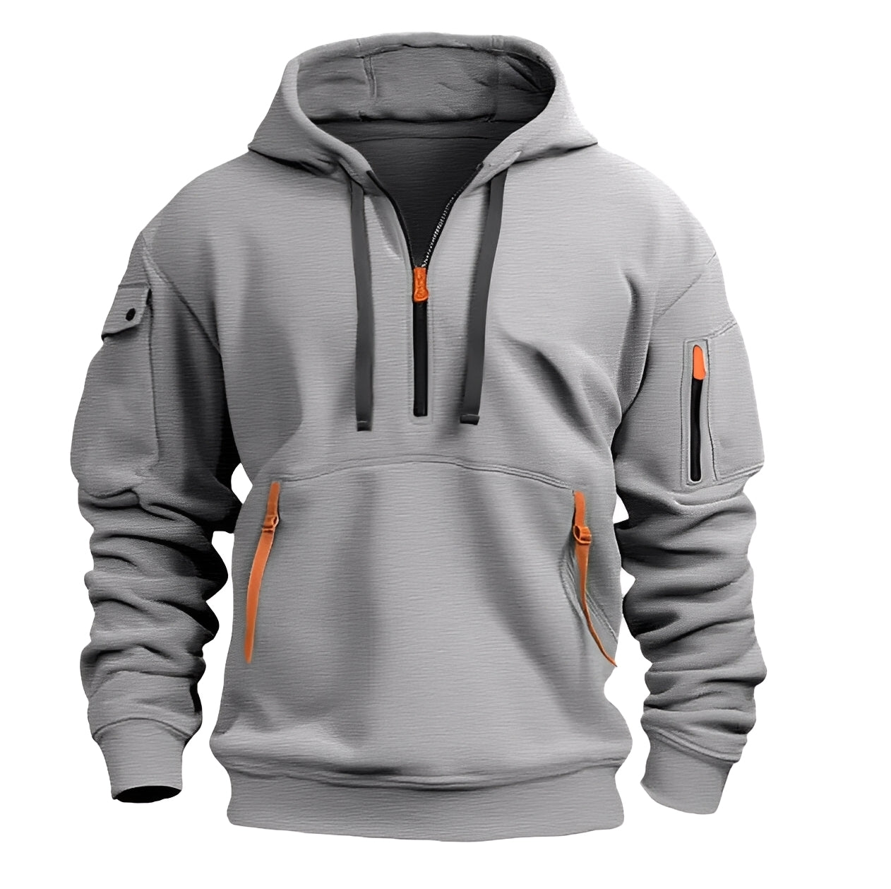 Bequeme Hoodie für Männer mit Halbzip