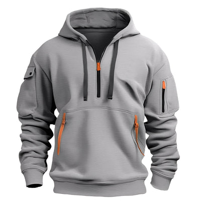 Bequeme Hoodie für Männer mit Halbzip