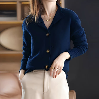 Eleganter Damen Cardigan Lässig Knöpfe