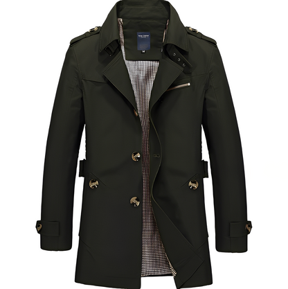 Praktische Herrenjacke Lässig Mittellang