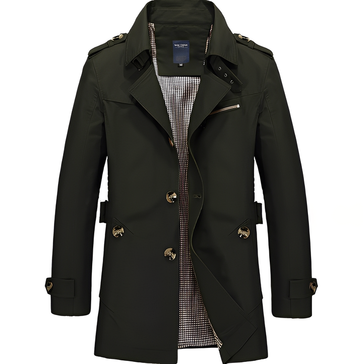 Praktische Herrenjacke Lässig Mittellang