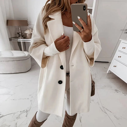 Stylischer Wintermantel Damen Warm und Elegant