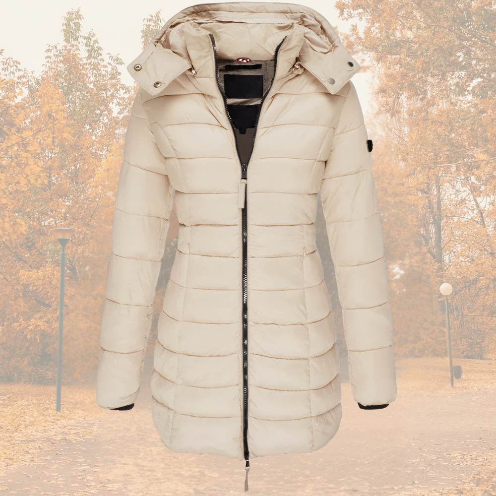 Winterjacke Damen Wattierte Kapuze