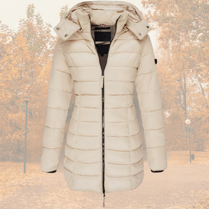Winterjacke Damen Wattierte Kapuze