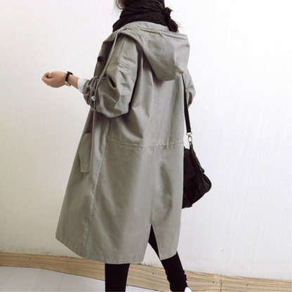 Damen Trenchcoat Wasserdicht Praktisch