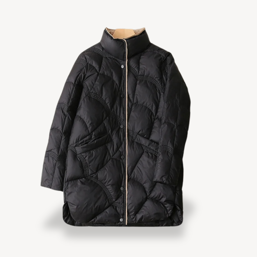 Warmes Wintersportjacke Damen Daunen gefüttert