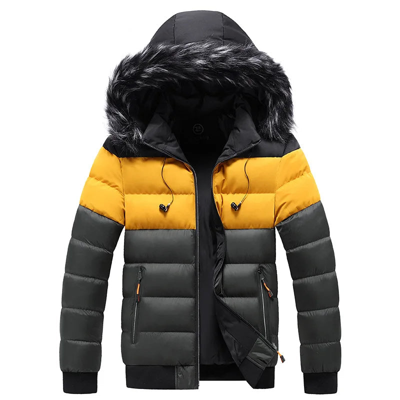 Thermo Winterjacke Fellkapuze Warm