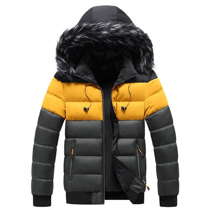 Thermo Winterjacke Fellkapuze Warm