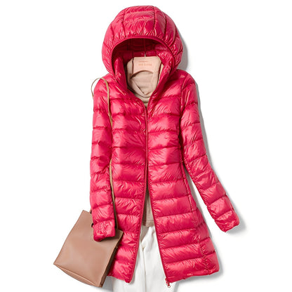 Stilvolle Damen Daunenjacke Warm und Kuschelig