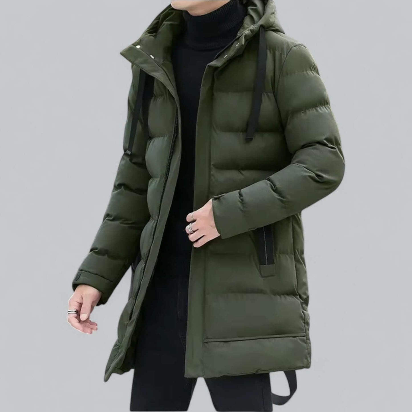 Warme Winterparka Langjacke Damen