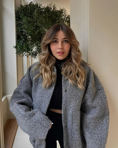 Elegante Winterjacke Zeitloser Chic Stil