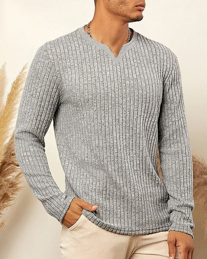 Stylisches Herren Oberteil Langarm