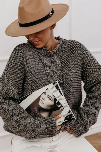 Weiche Damenpullover Elegant Lang