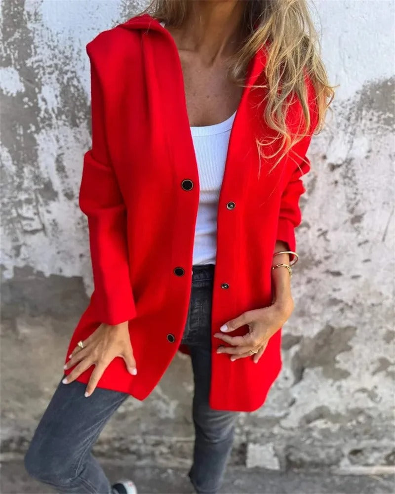 Bequemer Hoodie Cardigan Damen