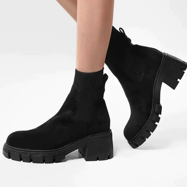 Weiche Winterstiefel Elastisch Komfortabel - IdealeKleiden
