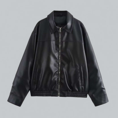 Damen Lederjacke Retro Stil