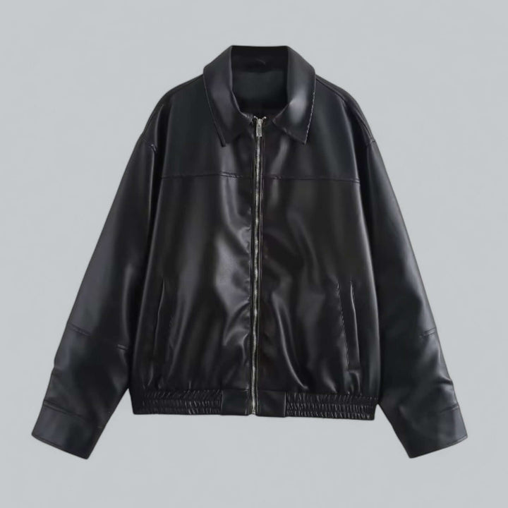 Damen Lederjacke Retro Stil