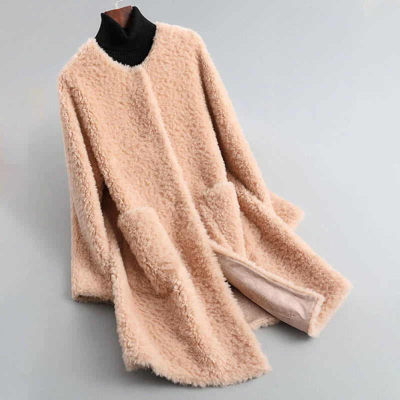 Teddyfell Winterjacke Damen Warm