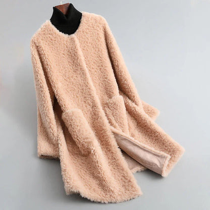 Teddyfell Winterjacke Damen Warm