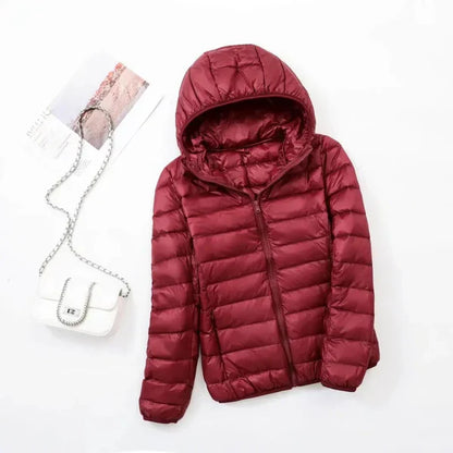 Wasserdichte Steppjacke Outdoor Schwarz