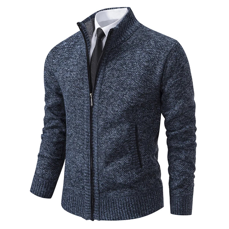Stilvoller Strickpullover Männer Warm