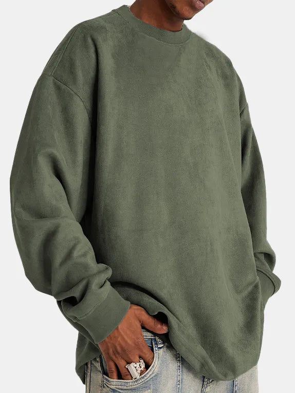 Übergrößes Sweatshirt Männer Trendig
