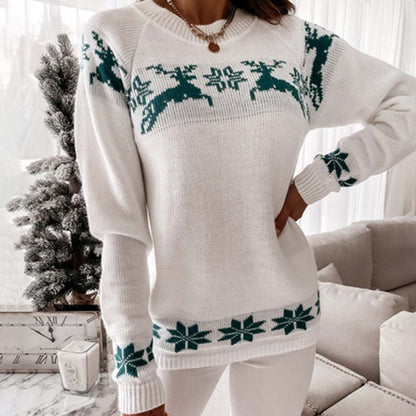 Weihnachtspullover Klassisch Strick Design