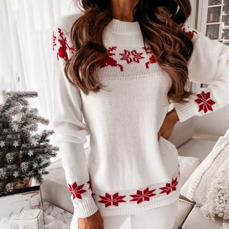 Weihnachtspullover Klassisch Strick Design