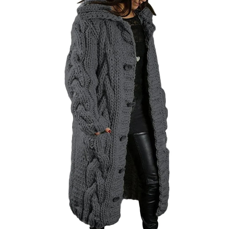Monika - 2024 Damen Strickjacke Warm