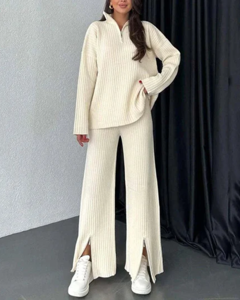 Strickanzug Set Damen Modern