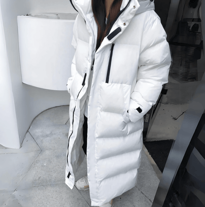 Damenschuhe bleiben keine Option, da es sich hier um eine Jacke handelt. Ein passender Titel wäre: 
Damen Übergangsjacke Kapuzen-Langarm Trendy